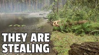 A Cannibal Tried To Steal My LOGS!! SONS OF THE FOREST CLIP - FUNNY - FAIL!