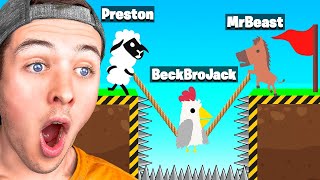 YOUTUBERS PLAY ULTIMATE CHICKEN HORSE