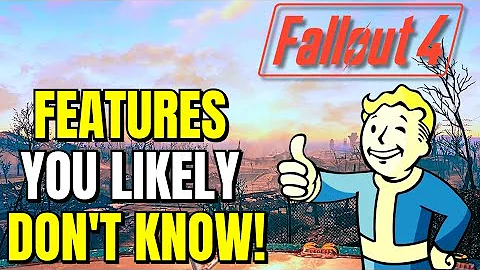 Fallout 4 HIDDEN MECHANICS You Might Not Know About!!