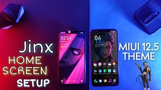 MIUI 12.5 Jinx Home Screen Setup | New System Ui,Colourful Hi | Miui 12.5 Theme Any Xiaomi Devices screenshot 4