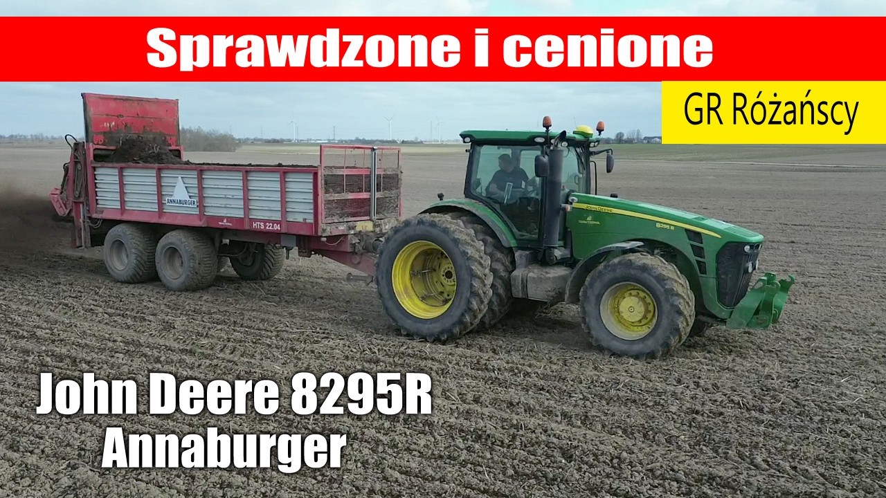 maxresdefault Sprawdzone i cenione: John Deere 8295R z rozrzutnikiem Annaburger – GR Różańscy