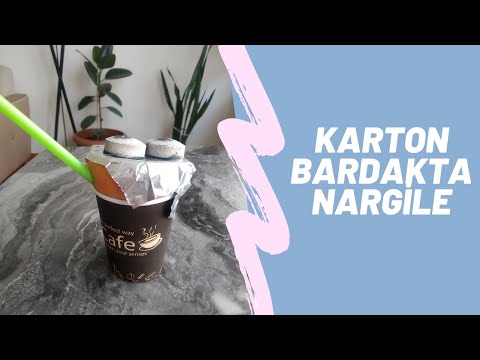 KARTON BARDAKTA NARGİLE YAPTIM! // PİKNİKLERDE KULLANMALIK PRATİK NARGİLE // Nargile Sohbetleri