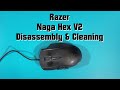 Razer Naga Hex V2 Disassembly &amp; cleaning