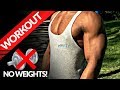 Home Arm Workout | No weights needed!
