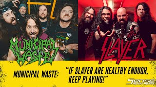 MUNICIPAL WASTE's Tony Foresta: "If SLAYER Are Healthy Enough, Keep Playing!" (INTERVIEW)