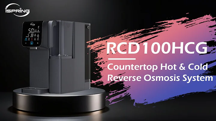 Best Countertop Reverse Osmosis System: iSpring RCD100HCG Hot & Cold Alkaline RO Water Dispenser