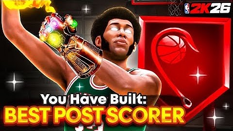 I BROKE THE GAME WITH THIS PURE POST SCORER BUILD 🤯 NBA 2K26!