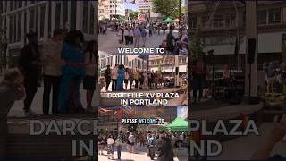 Welcome to #Portland’s newest park, celebrating Darcelle as #Pride season continues here in #PDX