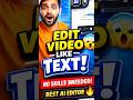 Descript AI – Best AI Video Editing Tool | Edit Video Like Text 😍 #videoediting #contentediting