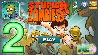 Stupid Zombies: Gameplay Walkthrough Part 2 - Level 16 - 32 Complete (iOS, Android)