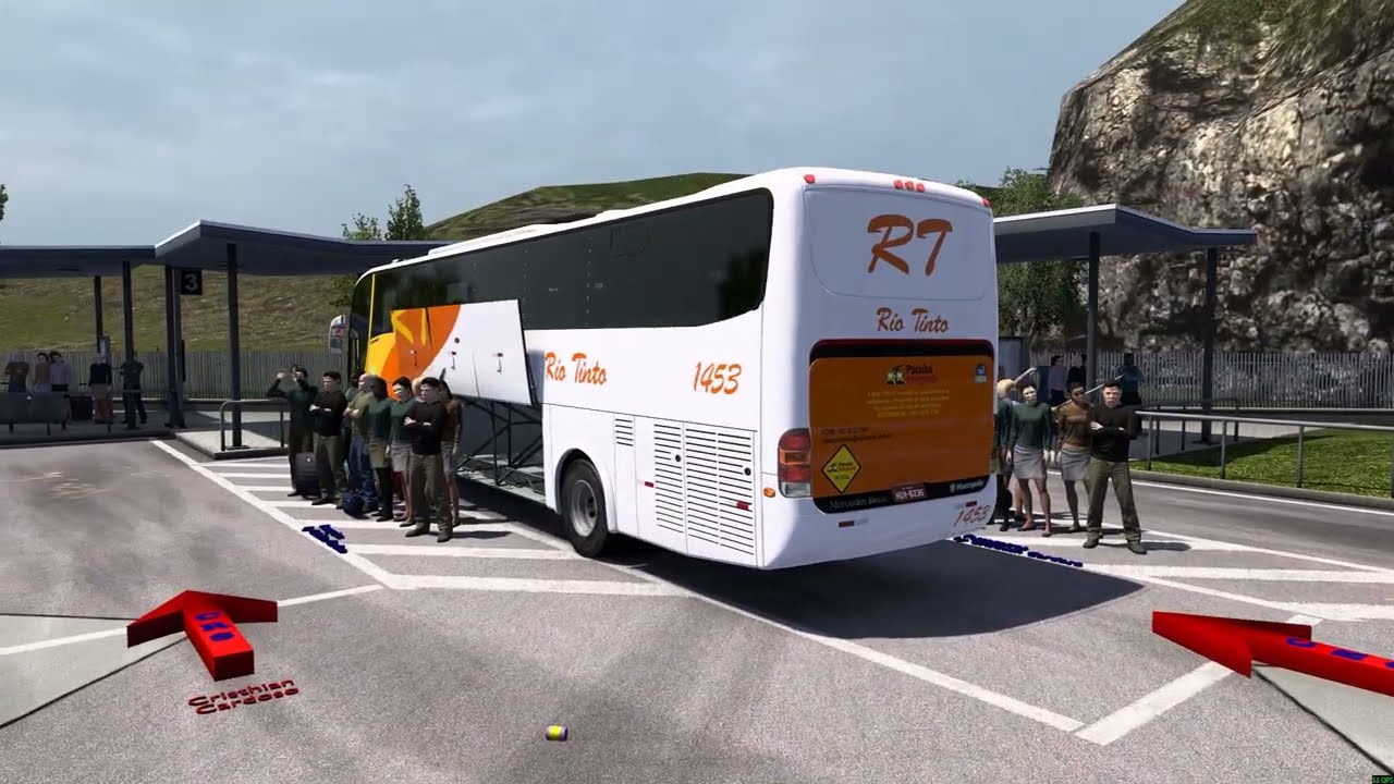 DEMONSTRAÇÃO - Viação Rio Tinto 1453 - Euro Truck Simulator 2