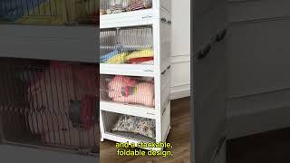 Before & After: Organizing My Closet with BROVIEW 200 QT Storage Bins #storagesolutions #kitchen
