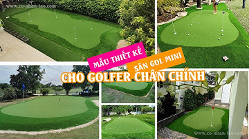 [Chất Chơi] 10 Mẫu thiết kế sân golf mini trong sân vườn đẹp | Cỏ Nhân Tạo SG