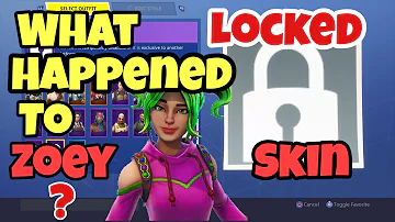 Fortnite Zoey Outfit Disabled 😭 WHAT HAPPENED?!?