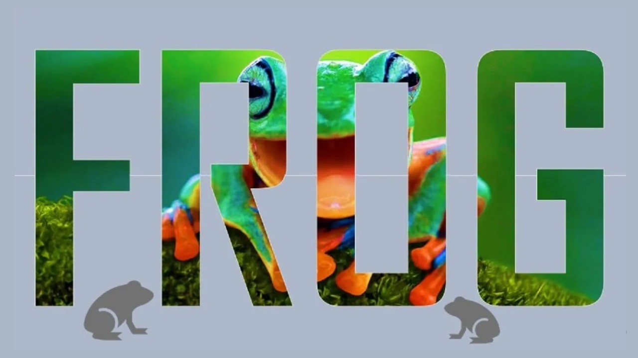 PowerPoint Title Slide Animation - Creative Text Cutout with Morph Transition Tutorial