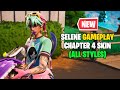 *NEW* Selene Skin Gameplay - Fortnite Chapter 4 Battle Pass (ALL STYLES)