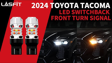 2024 Toyota Tacoma LED Switchback Front Turn Signal Light Install & Review | Lasfit LED Bulb