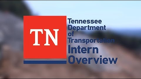 TDOT Internship Overview
