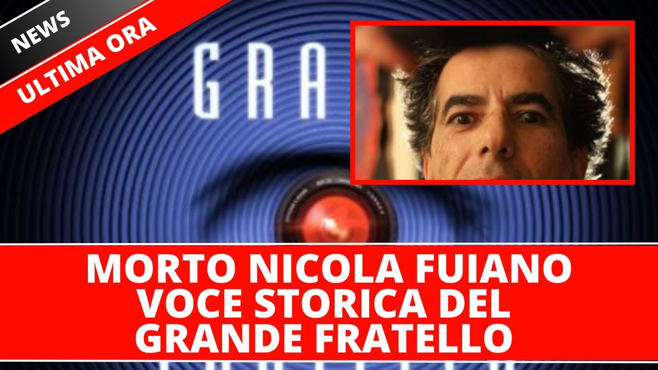 Addio a Nicola Fuiano, voce storica e mente del Grande Fratello, Isola dei Famosi e La Talpa