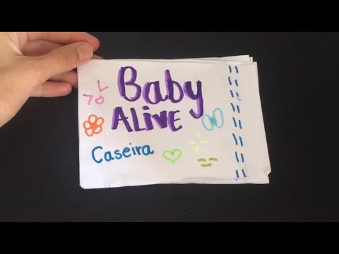 ABRINDO SURPRESAS CASEIRAS PARA MINHA BEBÊ REBORN DE PAPEL 