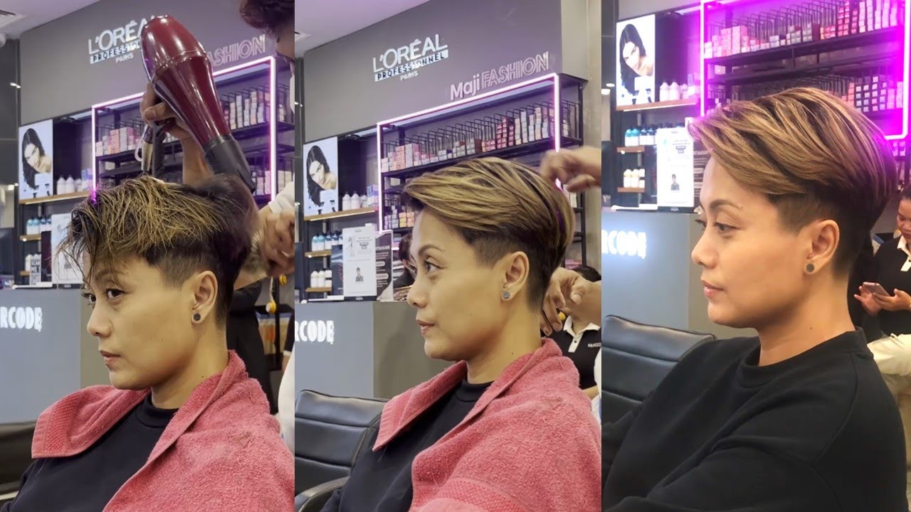 Hair Trimming in Haircode salon, Part-6