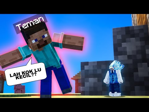 Hide and Seek But I Prank My Friends By Changing My Body Size In Minecraft