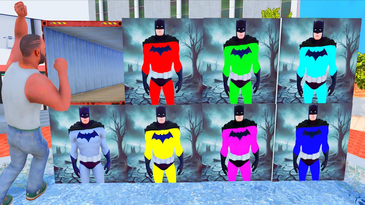 Franklin Open All Big Batman Mystery Container in Indian bike driving 3d #2