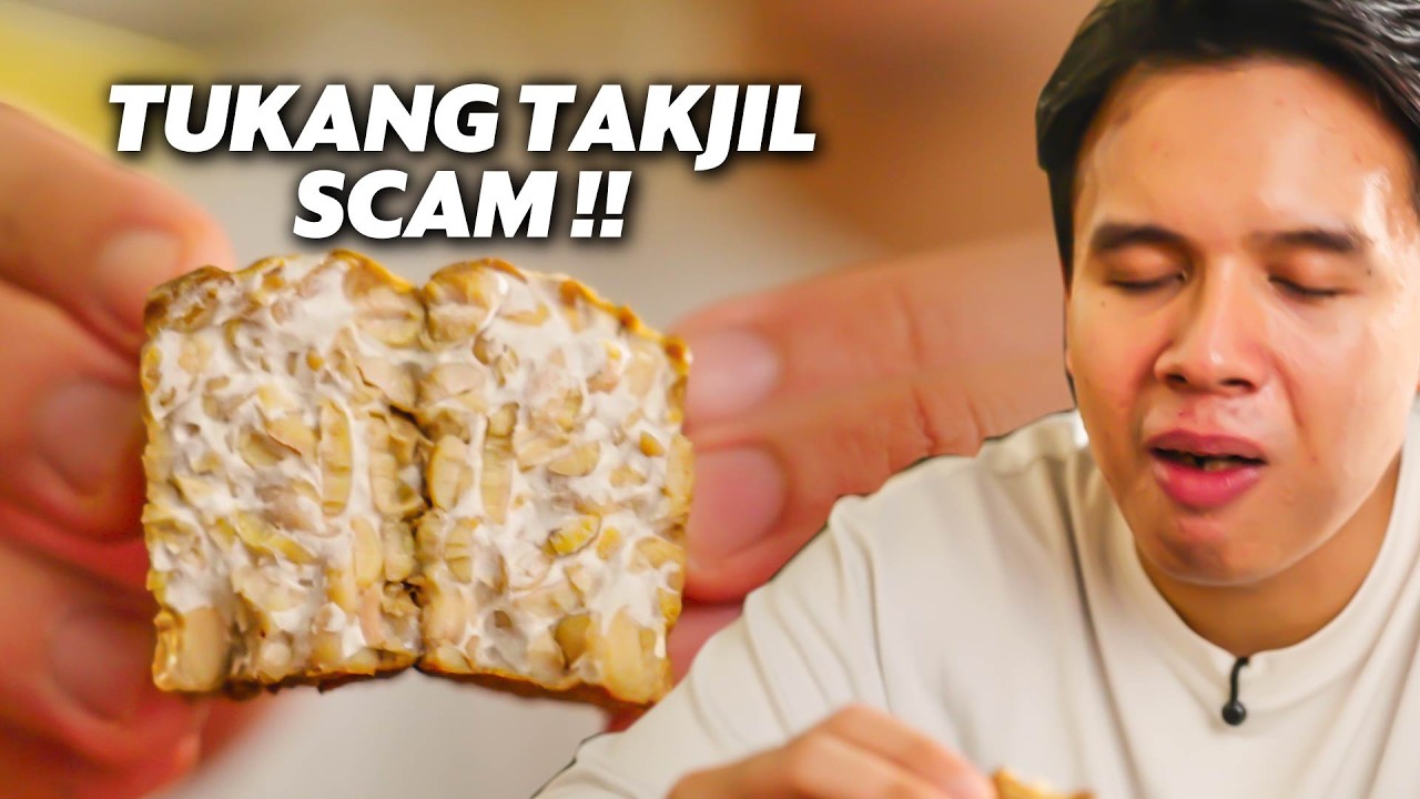 GORENGAN GAK FRESH! DIKASIH TEMPE MENTAH ! PENJUAL SCAM JUALAN TAKJIL - SAD FOOD