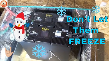 Keep Lithium Batteries Warm in the Winter