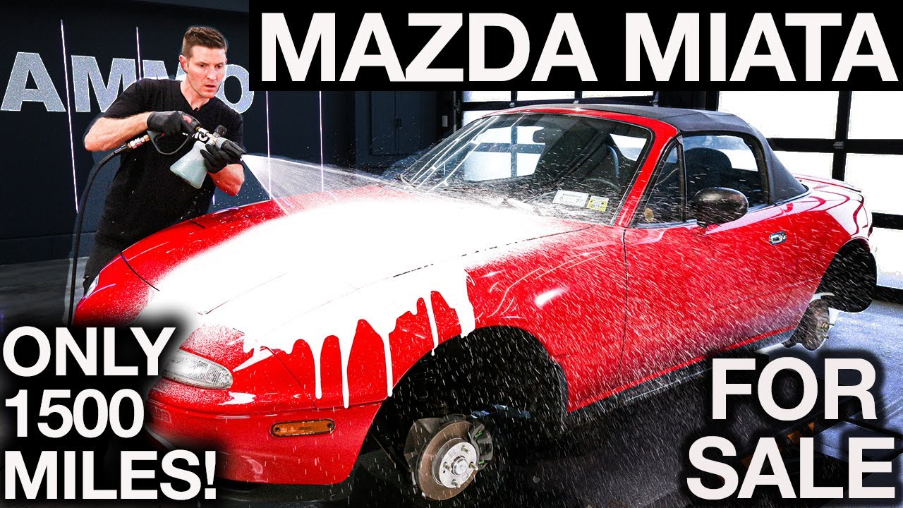 Mazda Miata Full Detail Only 1500 Miles FOR SALE Amazing Before and