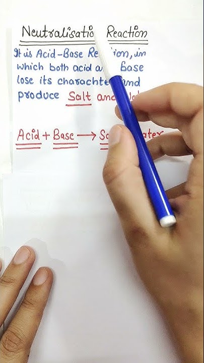 What Is Neutralisation Reaction General Science Class 10 Th shorts what-is-neutralisation-reaction-general-science-class-10-th-shorts
