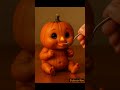 Baby Pumpkin Eating Cartoon Face | Cute &amp; Viral Shorts