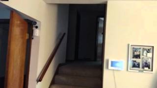 Air horn rigged to toilet for April fools prank on wife.