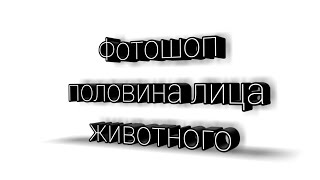 Как сделать половину лица животного на фото. На андроид screenshot 5