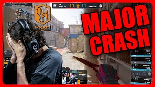 Jame's #CS2 crashes at 11-11 | PGL Major (HEARTBREAKING)