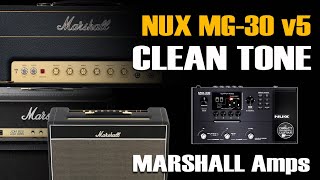 NUX MG 30 MARSHALL CLEAN Tone