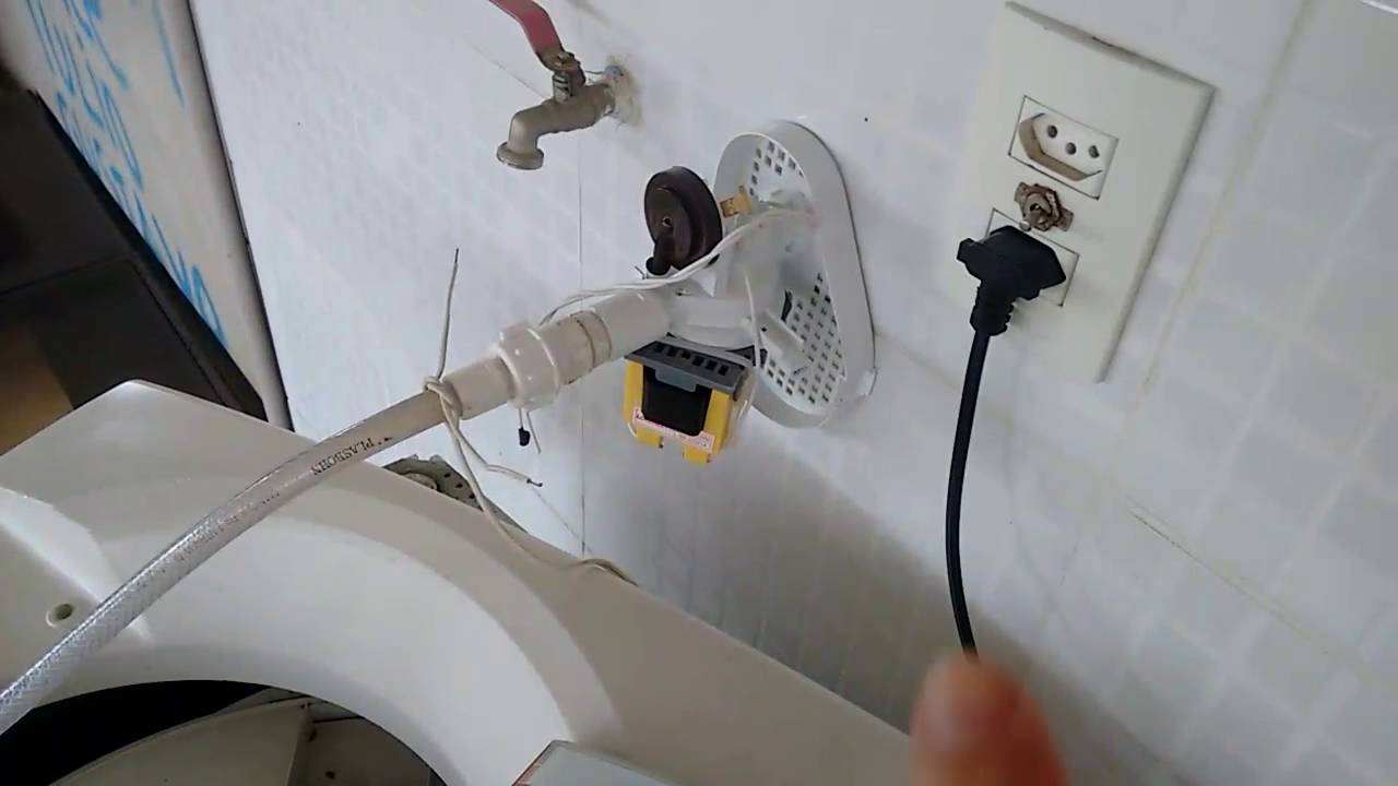 Máquina de lavar com baixa pressão de entrada de água. - YouTube
