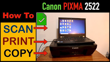 How To Copy, Print, Scan with Canon PIXMA MG2522 Printer ?