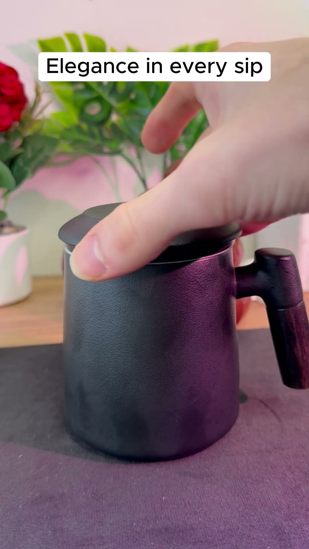 Elegant Creative Ceramic Tea Mug with Filter?1️⃣ Product Link in Bio ( # 2065 )