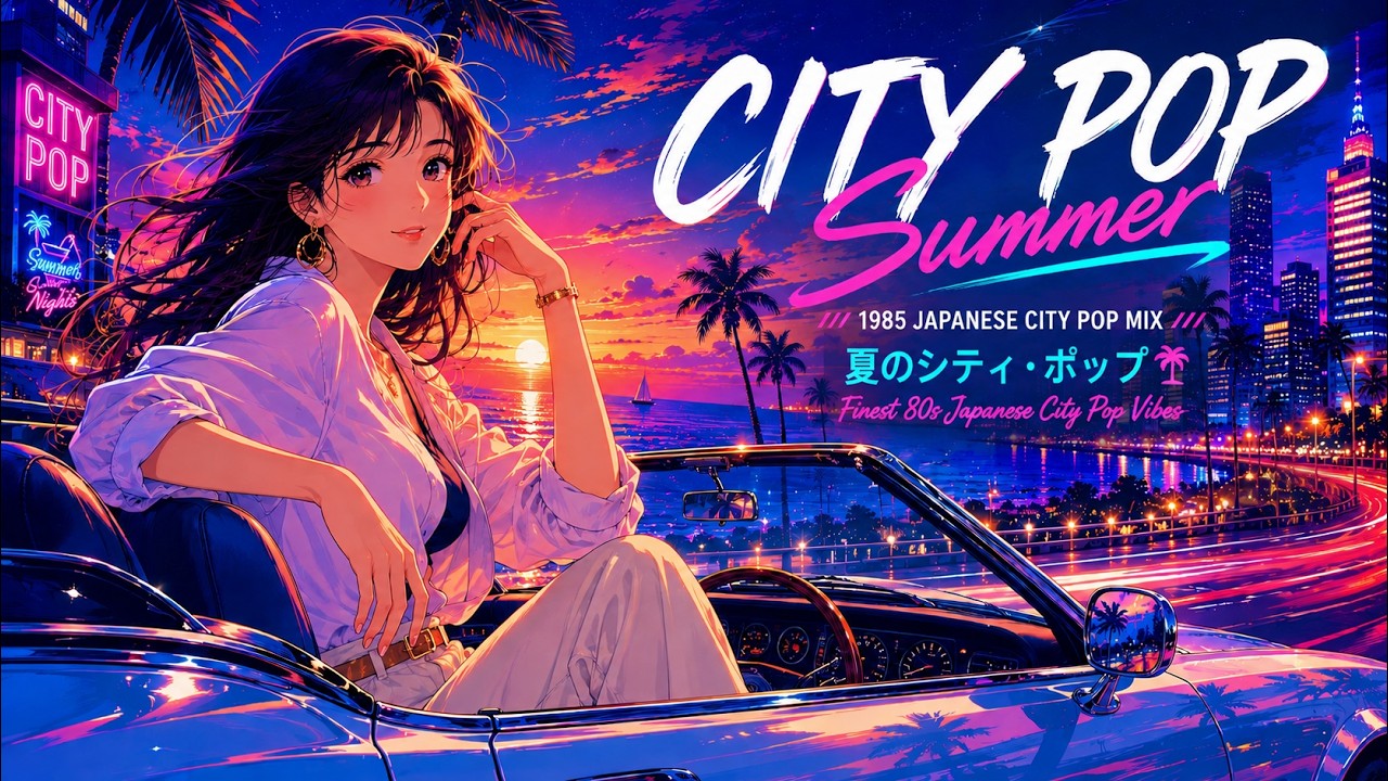 Summer Nights 1985 🌴 Japanese City Pop AOR Mix | Nostalgic Ocean