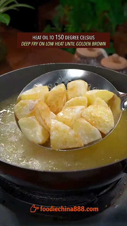 EASY VEGAN FRIED POTATOES RECIPE #veganrecipes #vegetarian #cooking #chinesefood #potatorecipe