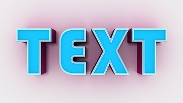 3D Text - Photoshop Tutorial | How To Create 3D Text In Photoshop CC 2019, 2020, 2021
