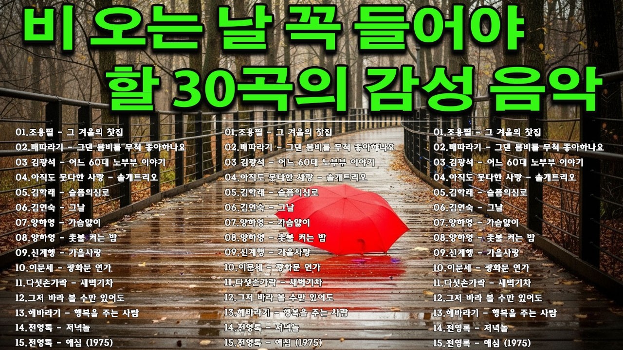 7080 추억의 노래 TOP 35놓치면 후회할걸🕰️💿📼7080 감성 플레이리스트📺촛불 켜는 밤/그댄 봄비를 무척 좋아하나요/아직도 못다한 사랑