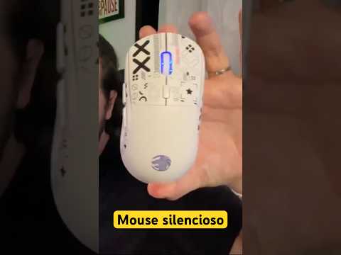O Mouse SUPER SILENCIOSO é sem fio e recarregável.
