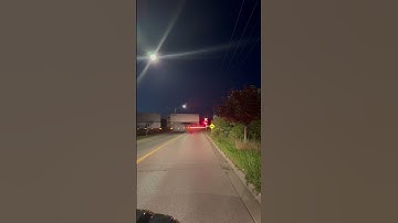 Here’s CPKC 118 South Rolling Through Alliston Ontario With a KCS Mid DPU and a Killer Sounding P3