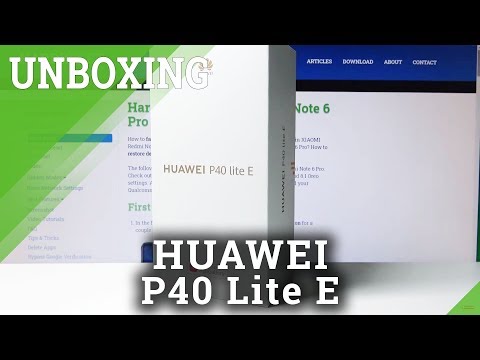 Unboxing HUAWEI P40 Lite E – What’s in the box?