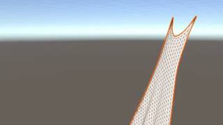 CPU cloth dynamics using force w/o length constraints