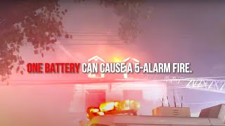 One Battery Can Cause a 5-Alarm Fire — FDNY PSA