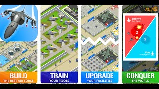 Idle Air Force Base  - Gameplay IOS & Android screenshot 2