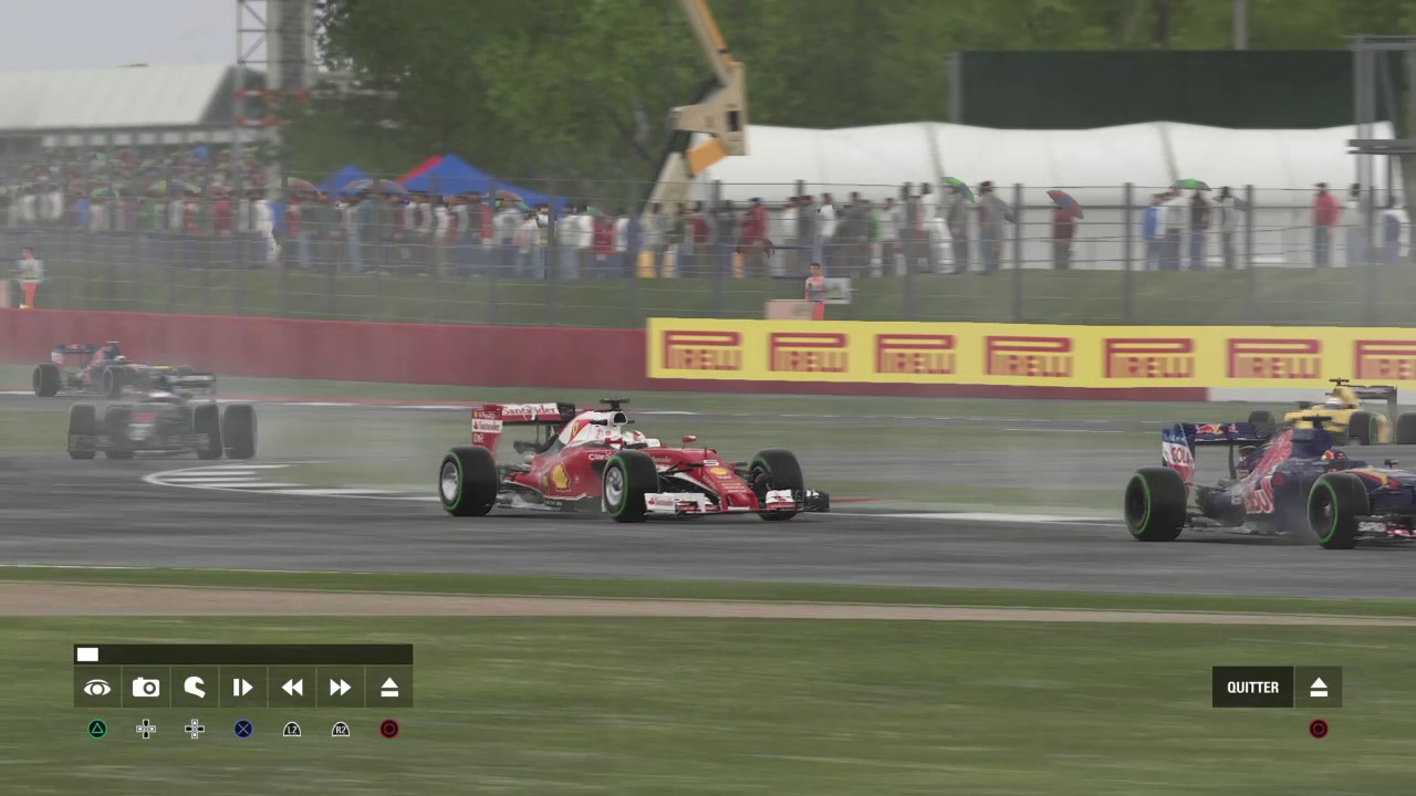 F1™ 2016 Silverstone wet race Ferrari Vettel